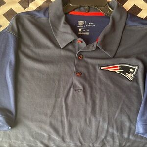 Nike Navy Blue Polo with Red Accents